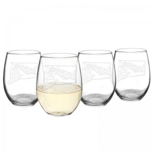Cathys Concepts My State 21 Oz. Stemless Wine Glass YCT4657